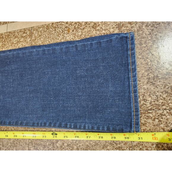 Abercrombie & Fitch Causal Y2K Revival 12R (34x31) Distressed Straight Mid-Rise - Picture 2 of 8